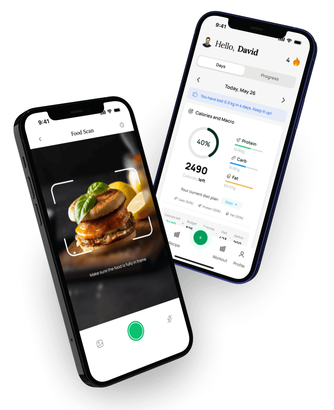 DietFit App Mockup